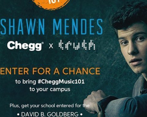 Chegg Partners Shawn Mendes