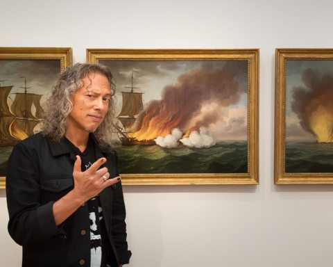 Kirk Hammett at PEM