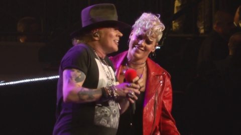Pink Duets with Axl of Guns N’ Roses on ‘Patience’ at Madison Square Garden