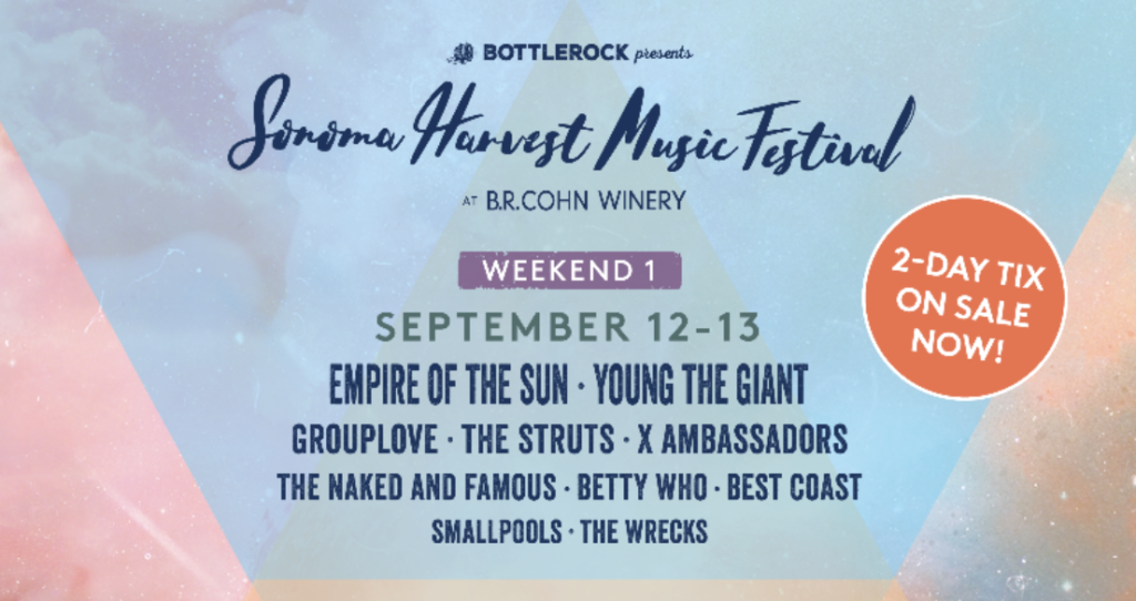 Sonoma Harvest Music Festival is back! Music in SF® The authority